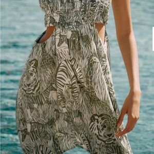 By Anthropology tropical sun dress